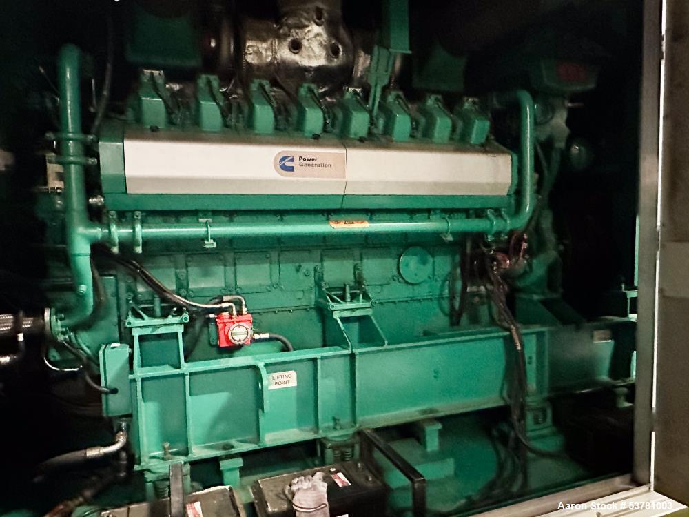 1.1MW Cummins Natural Gas Generator – Power Command, Enclosed, Skid Mounted